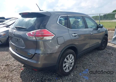 2015 Nissan Rogue S из США, поврежденный, VIN KNMAT2MV1FP580419